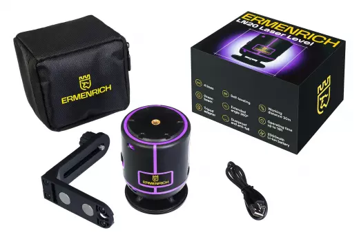 Ermenrich LN20 PLUS (фиолетовый) лазерный уровень