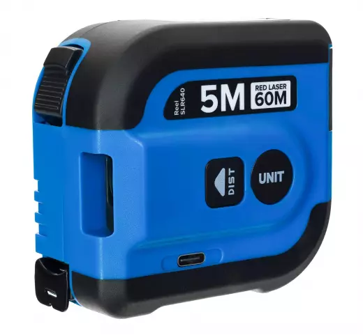 Ermenrich Reel SLR640 (синий) рулетка с лазерным дальномером