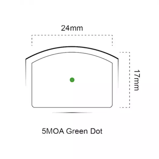 Vector Optics Frenzy 1x17x24 Green Dot коллиматорный прицел