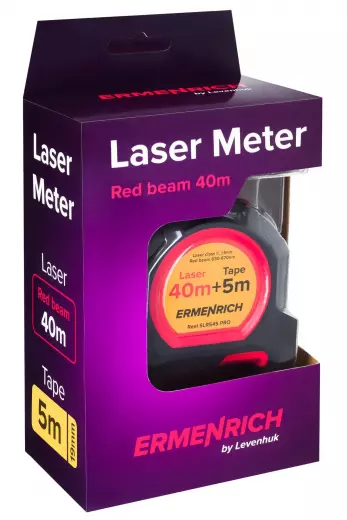 Ermenrich Reel SLR545 PRO (черный) рулетка с лазерным дальномером