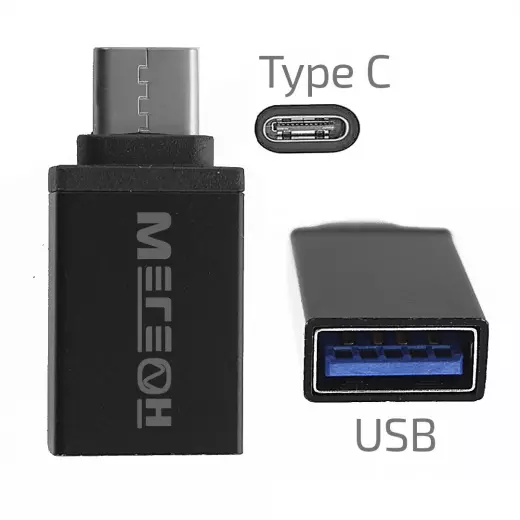 МЕГЕОН 33201К Переходник (USB-A мама - USB-C папа)