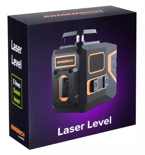 Ermenrich PLUS LN30 (черный) лазерный уровень