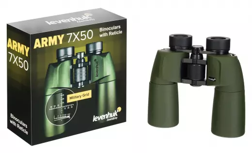 Levenhuk Army 7x50 бинокль с сеткой