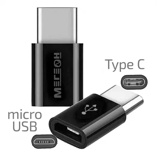 МЕГЕОН 33203К Переходник (USB-C папа - microUSB мама)